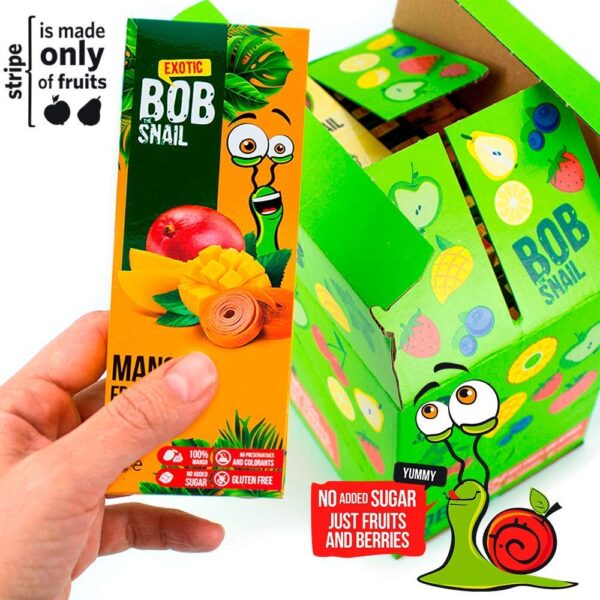 BOB SNAIL Snacks Variety Pack for Kids Adults - Berries Mix ... - Image 8