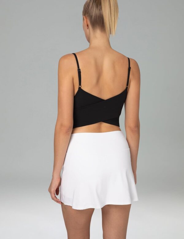 Colorfulkoala Women's Dreamlux Crop Tank Tops with Built in ... - Image 6