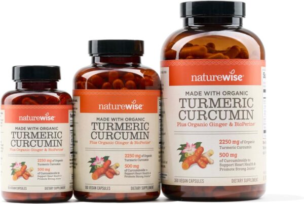 NatureWise Curcumin Turmeric 2250mg - 95% Curcuminoids & Bio... - Image 11