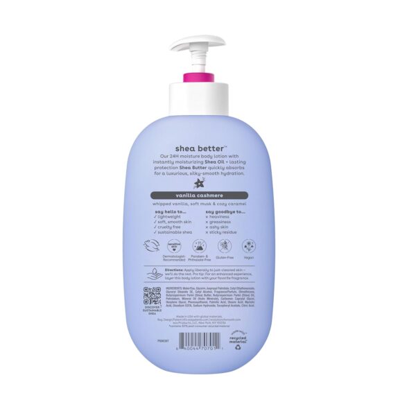 eos Shea Better Body Lotion- Vanilla Cashmere, 24-Hour Moist... - Image 9