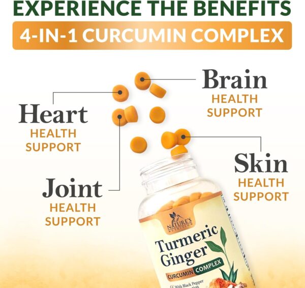 Turmeric Gummies with Black Pepper & Ginger for Best Absorpt... - Image 9