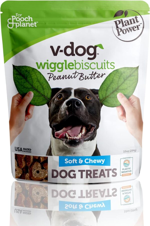 V-dog Soft and Chewy Vegan Wiggle Dog Biscuits - Dog Trainin... - Image 2