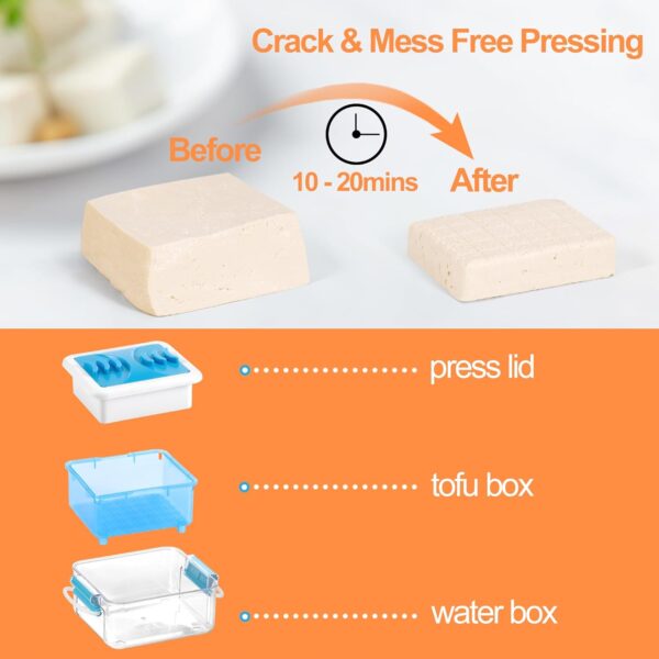 Tofu Press - Tofu Press Dishwasher Safe for Quickly Exacting... - Image 6