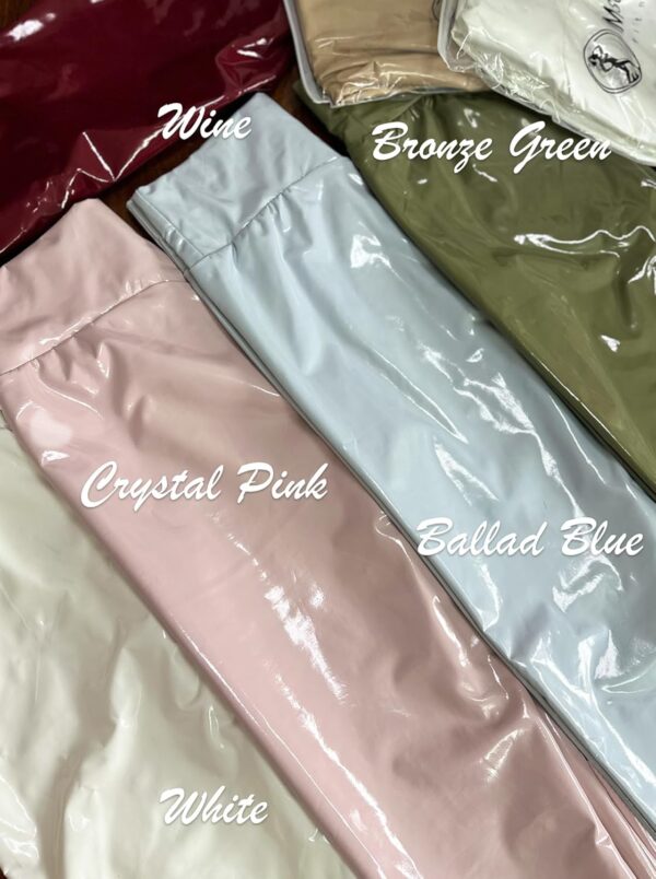 Patent Faux Leather Leggings for Women High Waisted Butt Lif... - Image 5