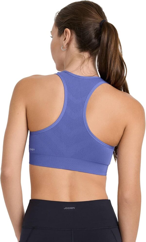 Jockey Women's Bra Seamfree Mid Impact Sports Bra - Image 3