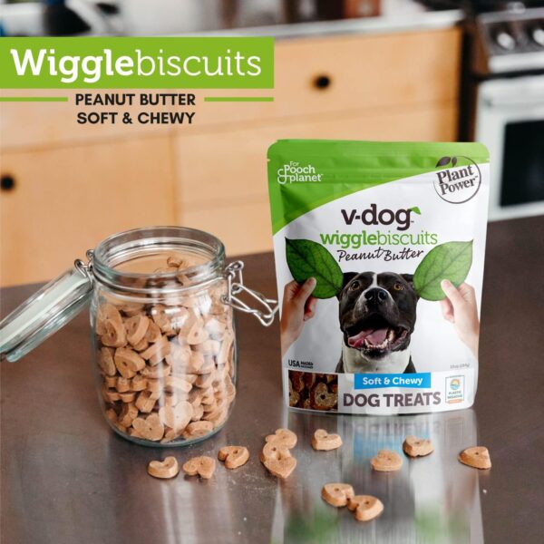 V-dog Soft and Chewy Vegan Wiggle Dog Biscuits - Dog Trainin... - Image 4