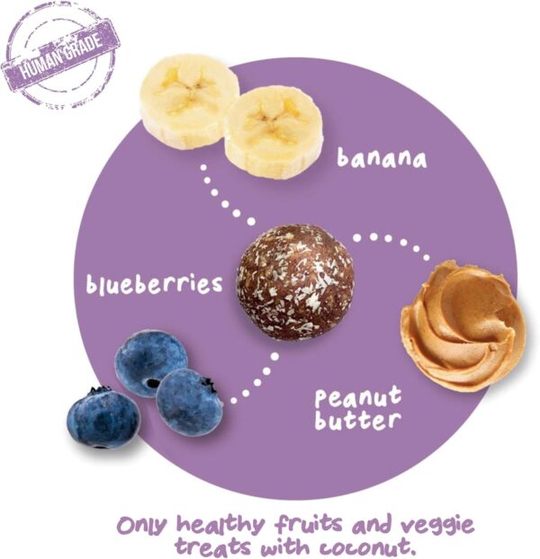 Chewy & Soft Dog Treats, All Natural, Non-GMO, Vegan, Gluten... - Image 3