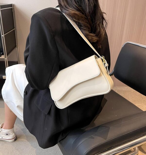 Shoulder Bag for Women Y2K Trendy Purse Vegan Leather Hobo H... - Image 8