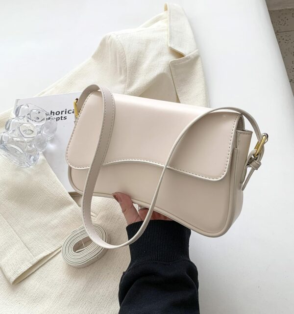Shoulder Bag for Women Y2K Trendy Purse Vegan Leather Hobo H... - Image 6