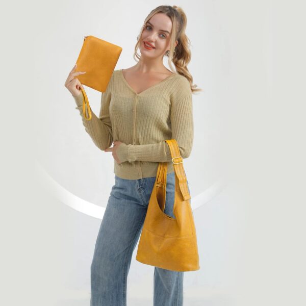 Montana West Hobo Bags Purse for Women Ultra Soft Foldable S... - Image 3