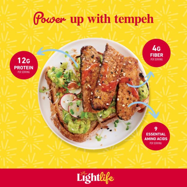Organic Tempeh Smoky Plant-Based Bacon, 6 oz - Image 3