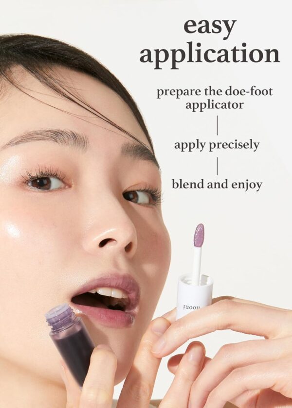NOONI Korean Vegan Lip Oil - Appleblacktea, 0.12 Fl Oz + Kor... - Image 6