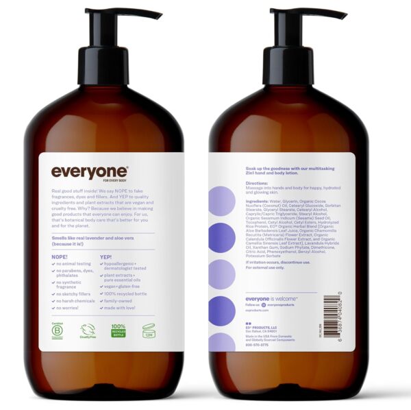 Everyone Nourishing Hand and Body Lotion, 32 Ounce (Pack of ... - Image 3