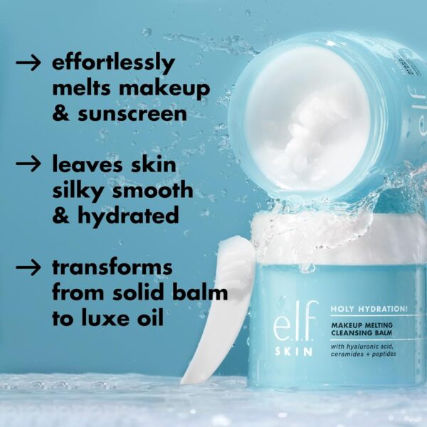 e.l.f. SKIN Holy Hydration! Makeup Melting Cleansing Balm, F... - Image 5