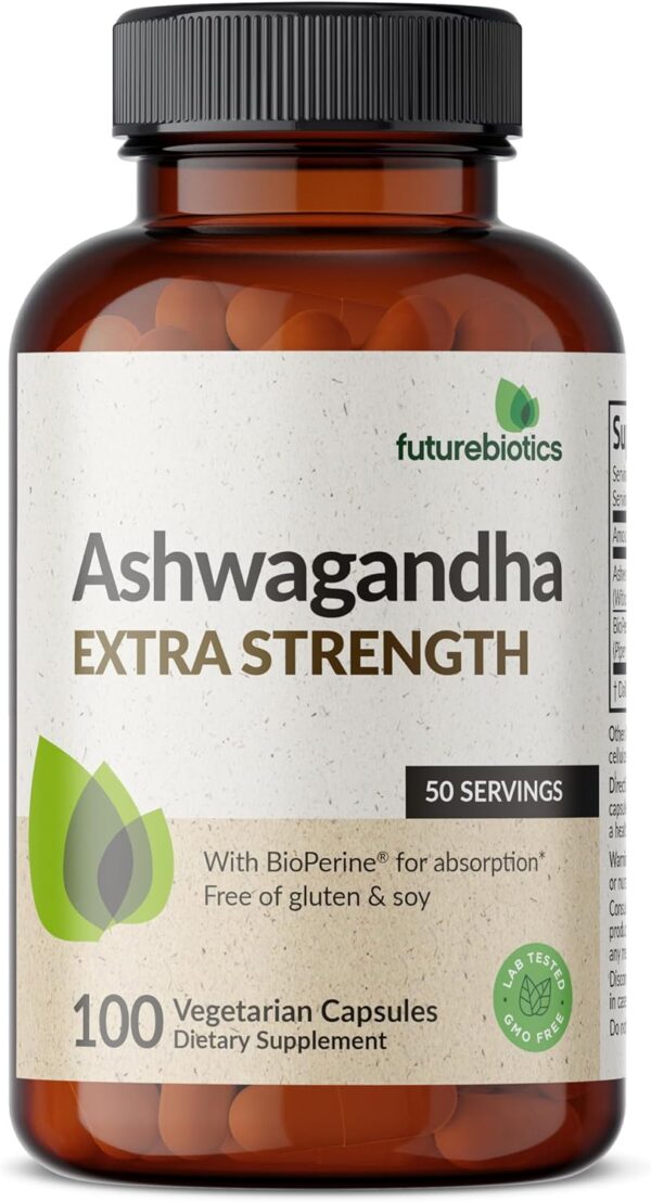 Futurebiotics Ashwagandha Extra Strength Stress & Mood Suppo... - Image 6