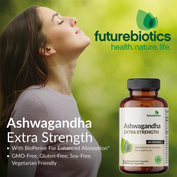 Futurebiotics Ashwagandha Extra Strength Stress & Mood Suppo... - Image 4