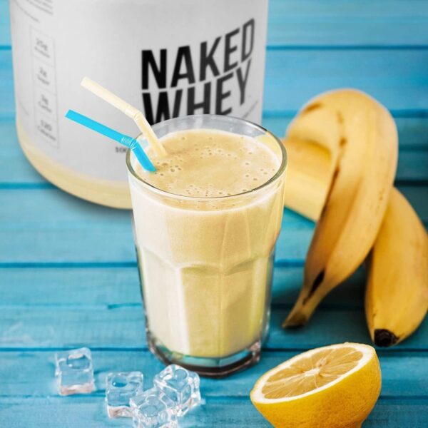 Naked Vanilla Whey Protein 1Lb, Only 3 Ingredients, All Natu... - Image 9
