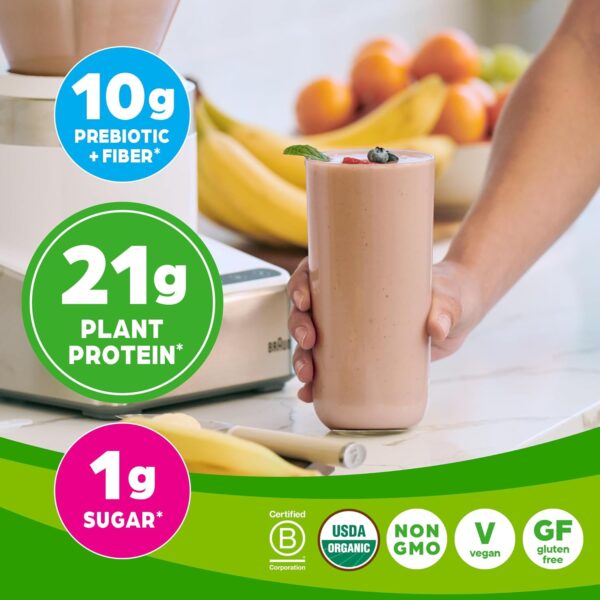 Orgain Organic Vegan Protein + 50 Superfoods Powder, Creamy ... - Image 4