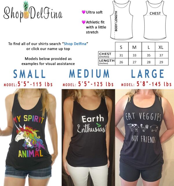 Shop Delfina Eat Veggies Not Friends Vegan Vegetarian Women'... - Image 5