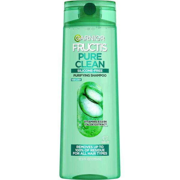 Garnier Fructis Pure Clean Purifying Shampoo, Silicone-Free,... - Image 2