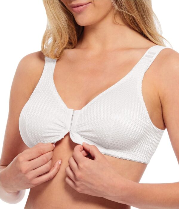 Carole Martin Wirefree Front Closure Bra for Women with Adju... - Image 2