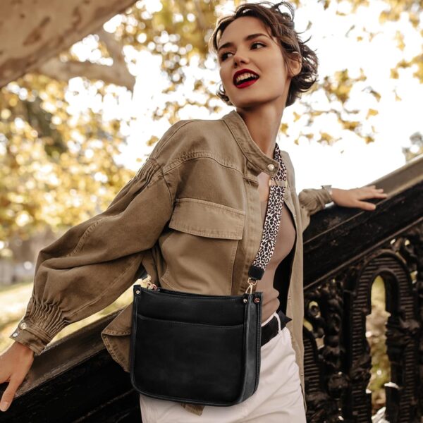 KOGTLA Women's Crossbody Shoulder Bag with Leopard Guitar St... - Image 3