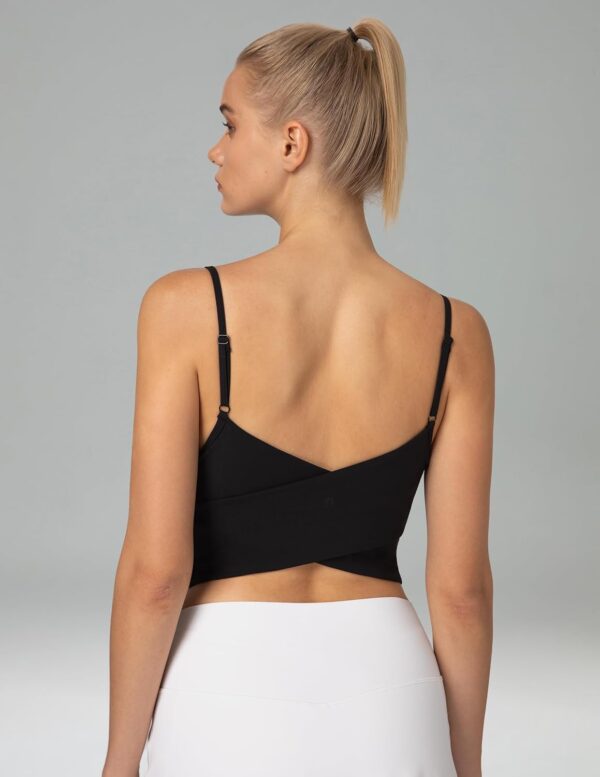 Colorfulkoala Women's Dreamlux Crop Tank Tops with Built in ... - Image 4