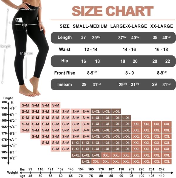 Hmuuo 3 Pack Leggings for Women High Waisted Tummy Control N... - Image 7