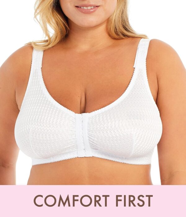 Carole Martin Wirefree Front Closure Bra for Women with Adju... - Image 9