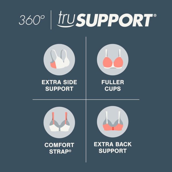 Playtex Women's Wireless Bra, 18-Hour Ultimate Lift Wireless... - Image 7