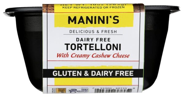 MANINIS GLUTEN FREE Dairy Free Tortelloni, 10 OZ - Image 8