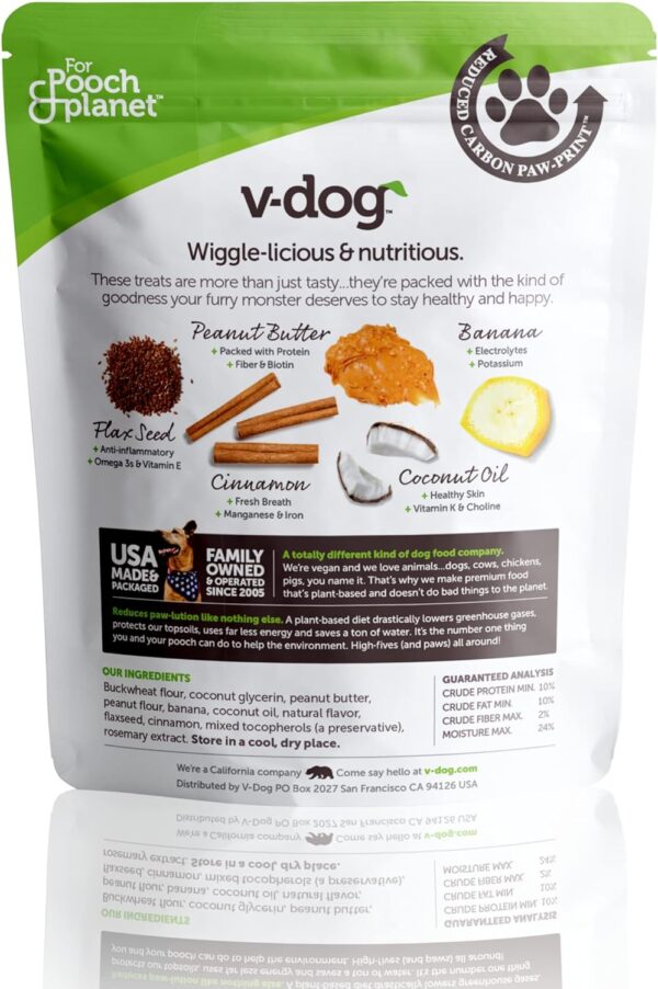 V-dog Soft and Chewy Vegan Wiggle Dog Biscuits - Dog Trainin... - Image 3