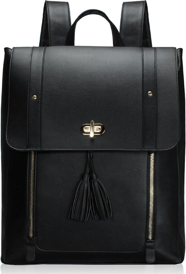 ESTARER Upgraded Version Women PU Leather Backpack 15.6 Inch... - Image 2