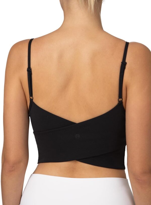 Colorfulkoala Women's Dreamlux Crop Tank Tops with Built in ... - Image 2