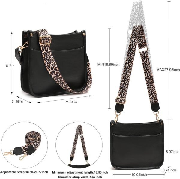 KOGTLA Women's Crossbody Shoulder Bag with Leopard Guitar St... - Image 7
