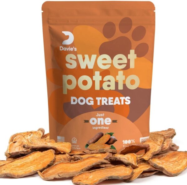 Davie's Sweet Potato Dog Treats - Healthy Dog Treats Made in... - Image 2