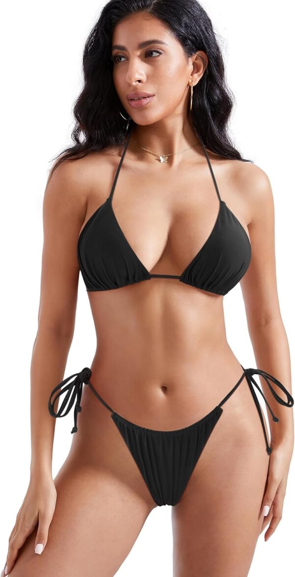 MOSHENGQI Women Sexy Brazilian Bikini 2 Piece Spaghetti Stra... - Image 4