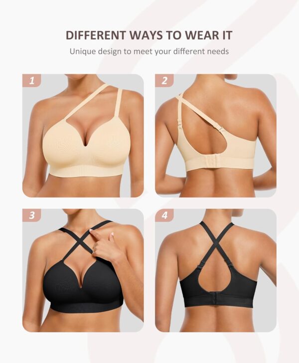 FeelinGirl Wireless Push Up Bra for Women, Seamless Comfort ... - Image 7