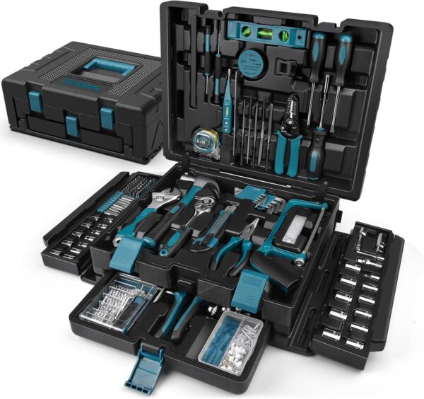 Sundpey 379-PCs Home Tool Kit - Portable Complete Household ... - Image 2