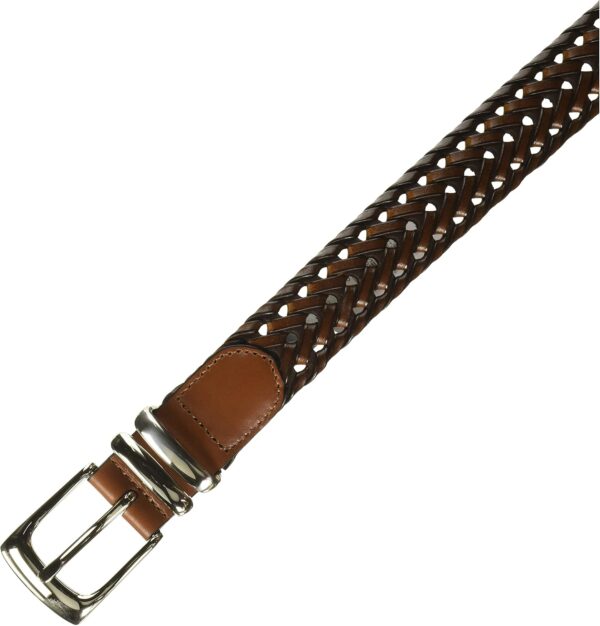 Perry Ellis Men's Portfolio Braided Belt with Leather (Sizes... - Image 3