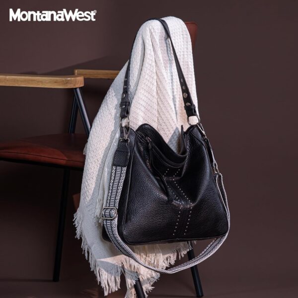 Montana West Hobo Bags for Women Top Handle Satchel Shoulder... - Image 3
