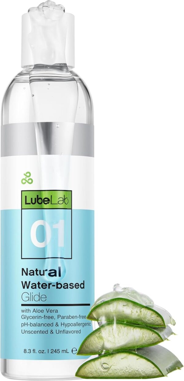 Waterbased Lube 8.3 Fl Oz. Personal Lubricant w/Aloe & Vitam... - Image 2