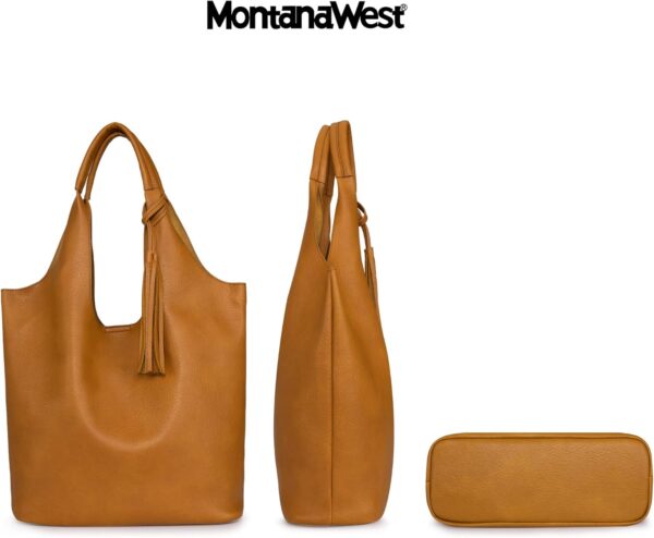 Montana West Slouchy Hobo Bags for Women Soft Designer Shoul... - Image 4