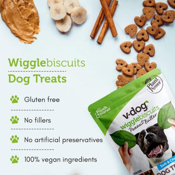 V-dog Soft and Chewy Vegan Wiggle Dog Biscuits - Dog Trainin... - Image 6