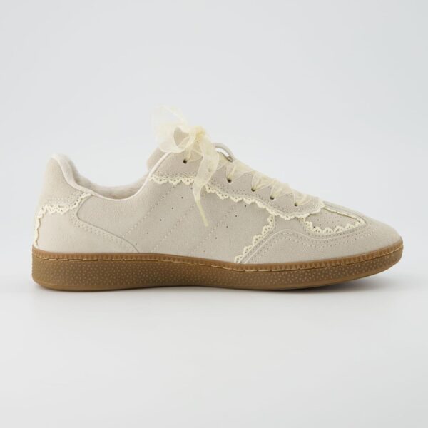 CUSHIONAIRE Belinda Women’s Lace Detail Casual Sneakers – El... - Image 5