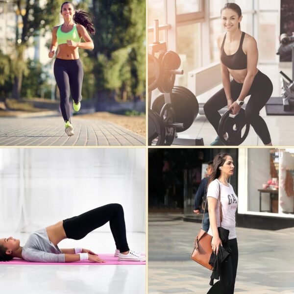 Gaenor High Waisted Leggings for Women Workout Buttery Soft ... - Image 3