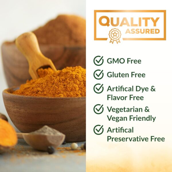 Turmeric Gummies with Black Pepper & Ginger for Best Absorpt... - Image 6