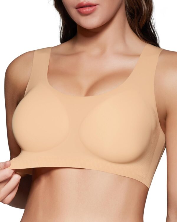 Pullover Wireless Bras for Women, Seamless Full Coverage Com... - Image 2