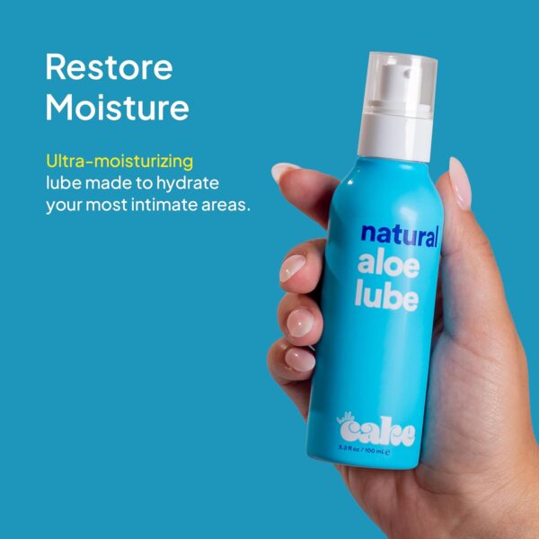 Hello Cake Natural Lube - Aloe-Based Organic Personal Lubric... - Image 4