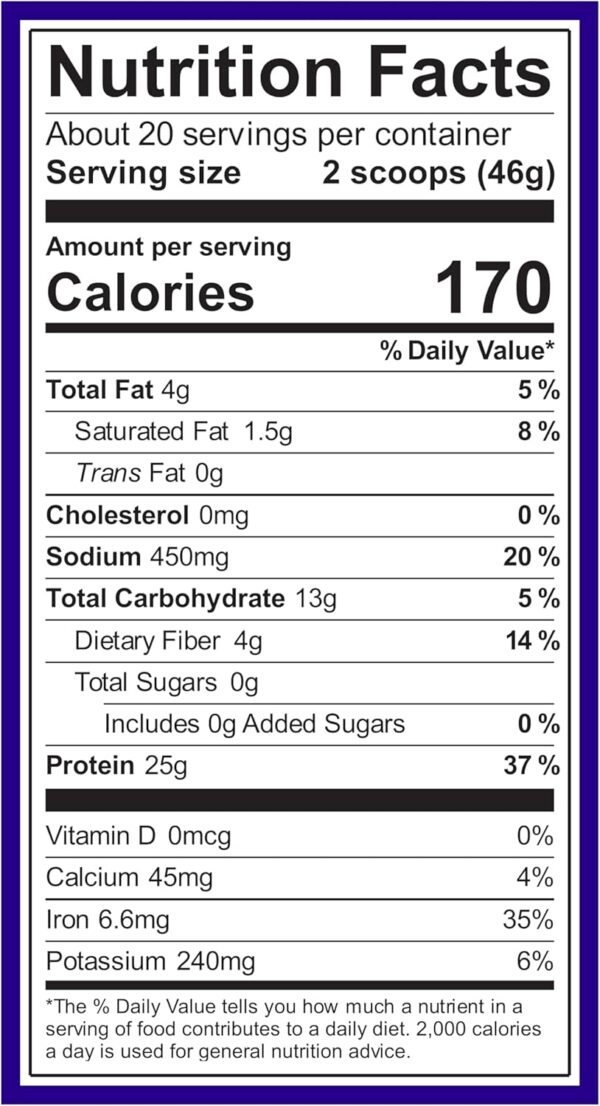 Vega Original Protein Powder, Creamy Chocolate Plant Based P... - Image 6